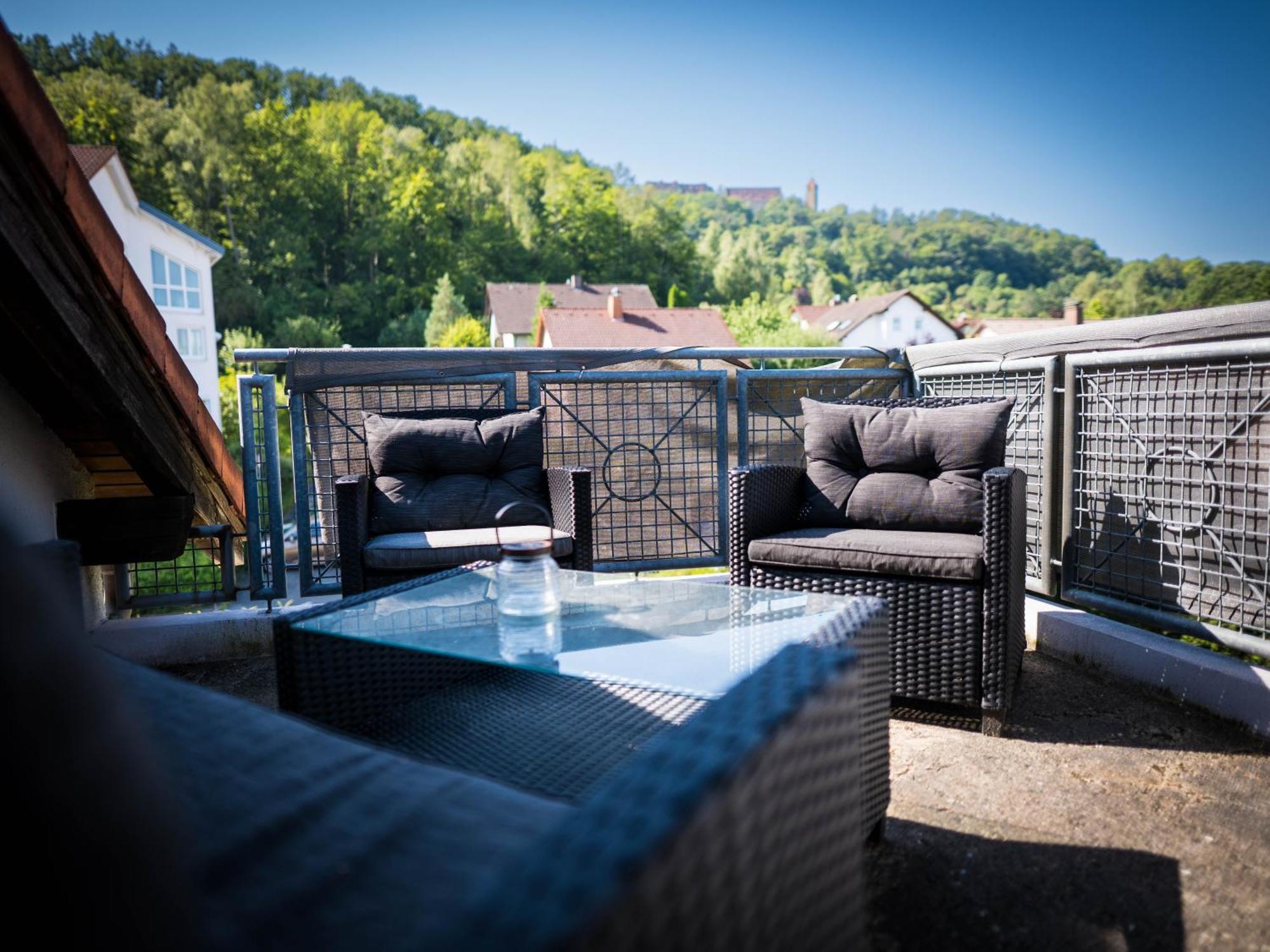Studio Mit Balkon โคบวร์ก ภายนอก รูปภาพ